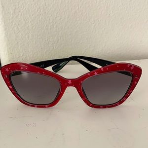 Red MiuMiu sunnies